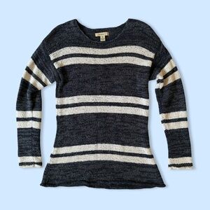G.H. Bass & Co. Blue and White Striped Sweater